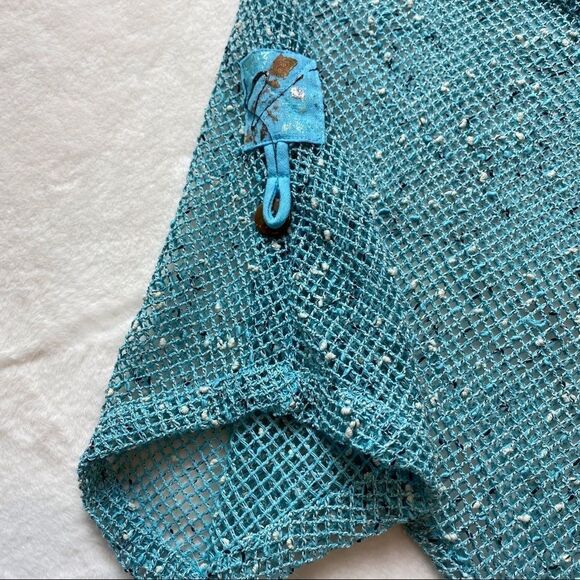 Kaktus Open Knit 2 Button Front Cardigan/Cover Size Large - Picture 7 of 10